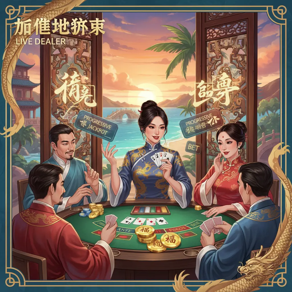 Live dealer poker variations - Caribbean
