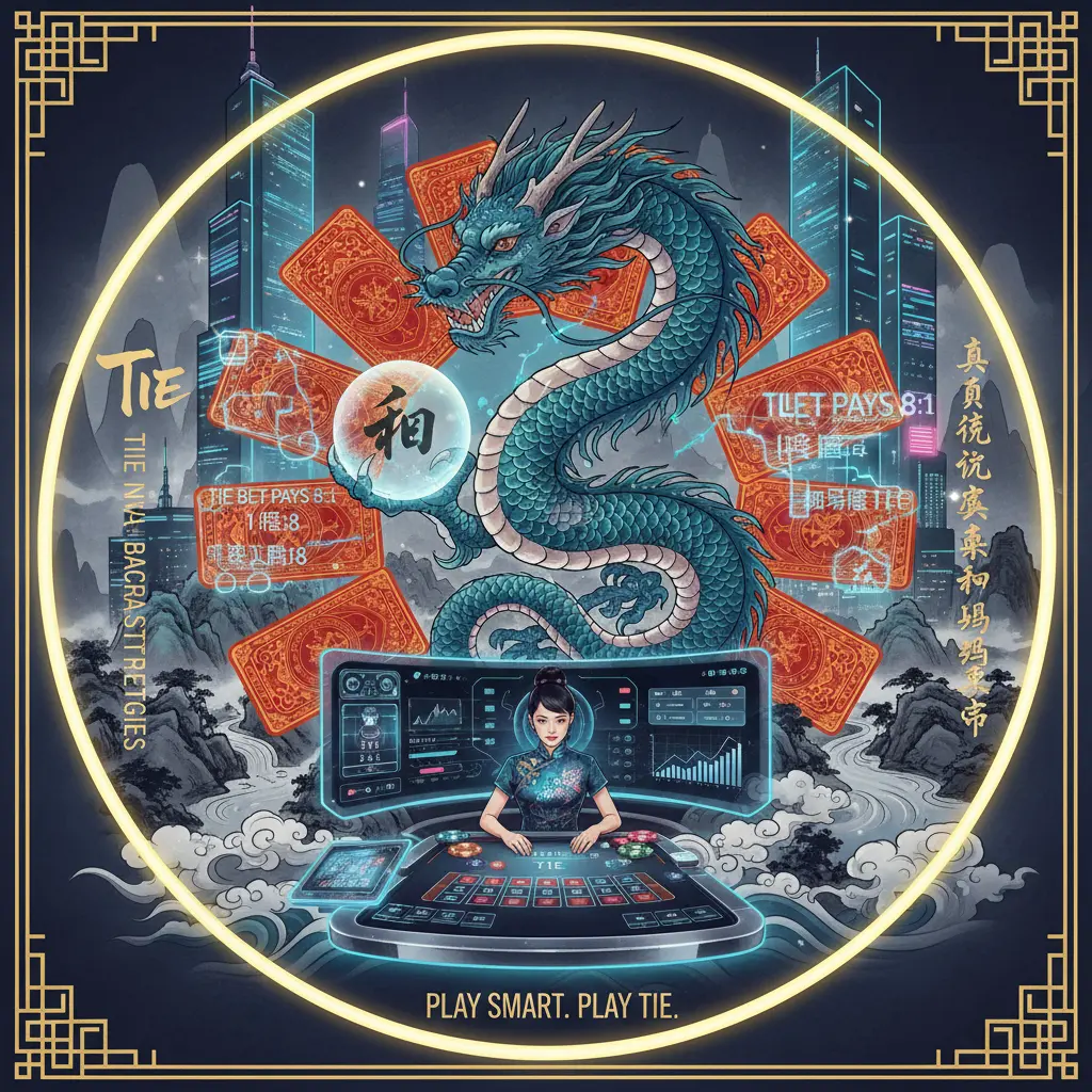 Live dealer baccarat strategies - Tie