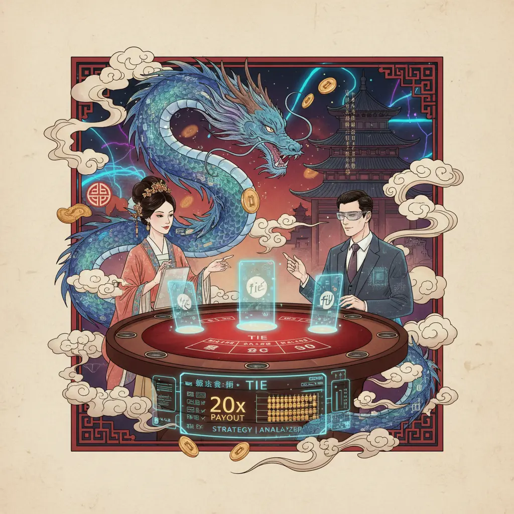 Live dealer baccarat strategies - Tie